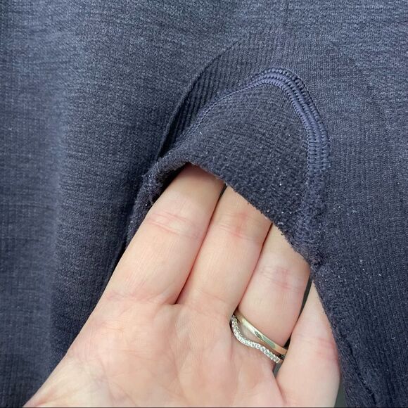 Lululemon In The Flow Crop II Seamless Leggings Heathered Deep Zinfandel - Picture 5 of 7